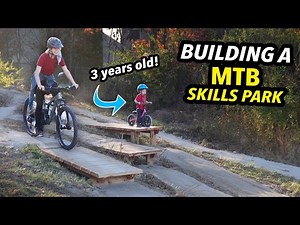 Building and Donating an Entire Mini Mountain Bike Park for KIDS!!