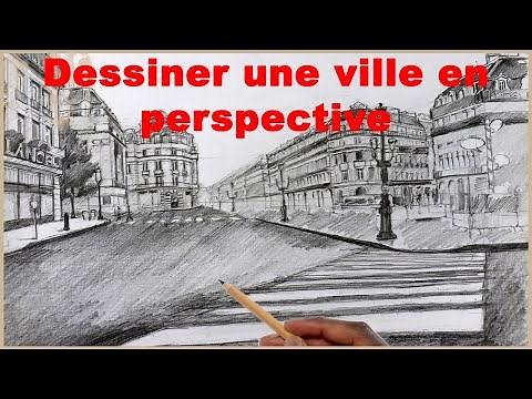 Comment Dessiner Une Ville En Perspective Avec Deux Points De Fuite ?