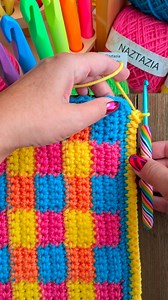 9.2M views · 101K reactions | Crochet wrap edge, in this tutorial from Naztazia, creates a compact border edge that is made by modifying a single crochet with an extra wrap and works great on blankets, scarves, shawls, and more. #reels #crochet #knitting #artist #yarn #braids #makersgonnamake #crocheting #tutorial #crochetblanket #naztazia | Naztazia | Facebook