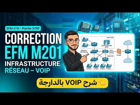 Correction EFM M201 mise en place d'infrastructure Reseau "PARTIE VOIP"