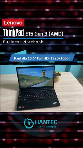 Notebook Lenovo ThinkPad E15 Gen 3 AMD, ¡una portátil profesional para el trabajo y la empresa!