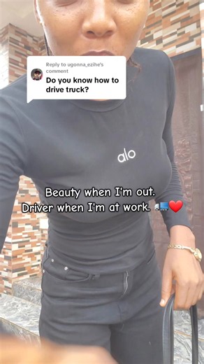 Beauty when I'm out, driver when I'm at work — funny crate girl moment
