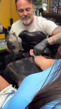 Dan’s been begging me to get one and I finally did it 🙈😅 #tattoo #vlog #shorts