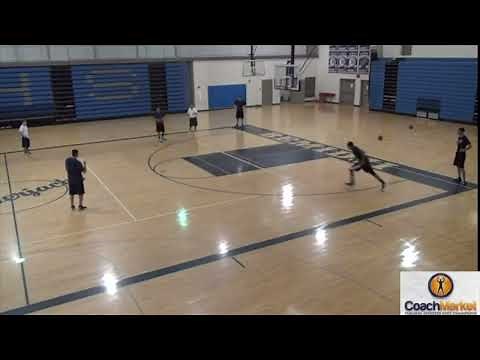 4 corner Basketball Passing Drill
