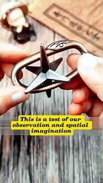 This Hexagram Metal Puzzle Looks Impossible… Can You Take It Apart ✡️🧠🔥#Fastgrowth #Skills #IQ