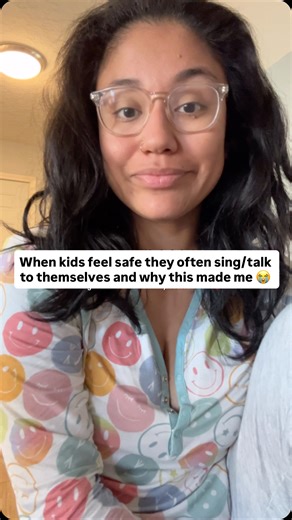 T i n a ♡ on Instagram: "(Sound up 🔊) “when kids feel safe and regulated, they often talk, hum, or sing during play as a sign of emotional comfort, self-regulation, and brain development, creating neural pathways, practicing language, and expressing internal states, all supported by the polyvagal theory which links voice and rhythm to a calm nervous system” 🫶🏽🥹 I will never stop being grateful that my children aren’t living the life I did at their ages. 🥺 #breakingcycles #adoption #fosterca