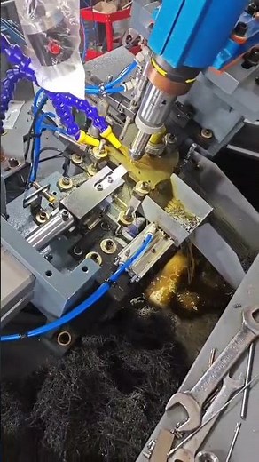 high speed dual servo single head tapping machine full automatic machine