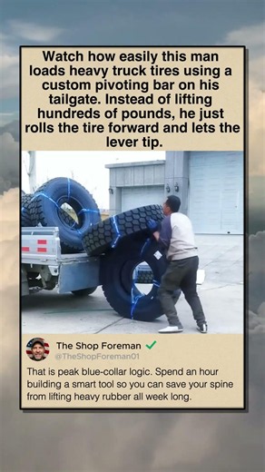 NO MORE BACK PAIN LOADING TIRES