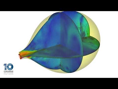 CONVERGE Simulation of an Inflating Balloon