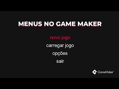 COMO CRIAR MENUS NO GAME MAKER STUDIO