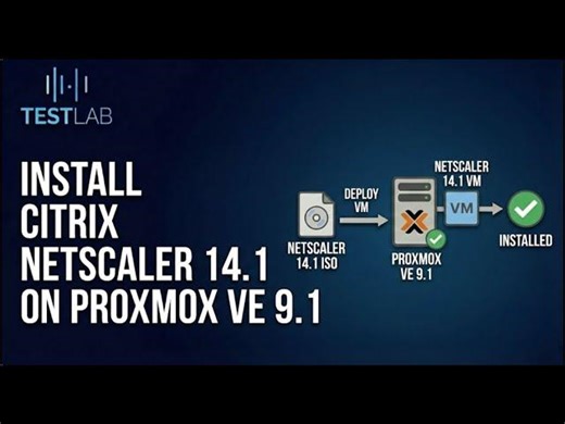 Install Citrix NetScaler 14.1 on ProxMox VE 9.1 | Adrian Sorin Ioja
