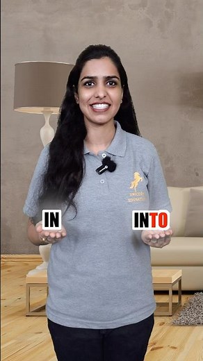 How to use and the Difference between In and Into | Learn English Prepositions #shorts