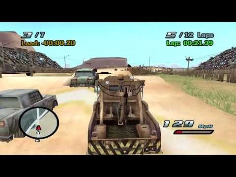 Cars The Game - Mater gameplay in Rustbucket Race o Rama | PC