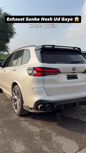 Exhaust Sound Sunke Hosh Ud Jayenge 😱 BMW X5 Loud Pops & Bangs 🔥 #carreviewindia