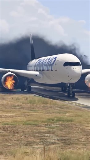 Pilot Failure To Makes Emergency Landing On Busy Runway Both Engine Failure Gta 5 | Airlines Crashed