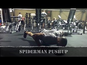 Advanced Bodyweight Exercise - Spiderman Push Up
