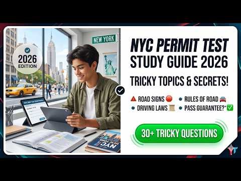 nyc permit test study guide 2026 - pass the ny dmv written exam on your first try today