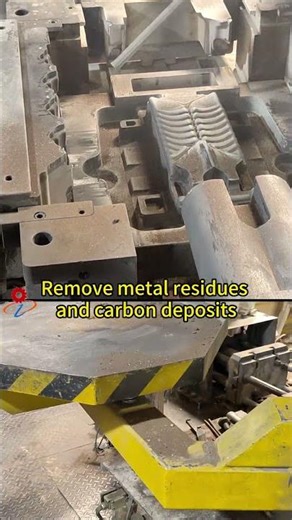 In the low-pressure die casting process, a critical step is “Die Preparation.” #aluminumcasting