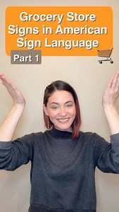 Grocery store signs in ASL - Part 1 🛒 If you would like to get started learning ASL check out our online courses. Save 10% on your first order with code WELCOME10 Click the link in our bio to get started. #ASL #signlanguage101 #signlanguage #onlinelearning #signlanguageforkids #aslcourse #learnasl #signing #deaf #americansignlanguagelessons #inclusion #languagelearning #learnalanguage #signlanguageclass #learntosign #kidssignlanguage #aslforkids #onlinecourse #learn-online #homeschool #learname