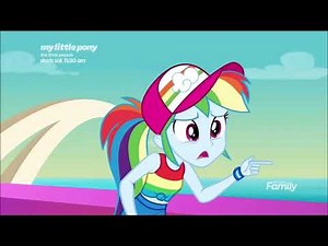 My Little Pony Equestria Girls: Spring Breakdown - Applejack being seasick clip