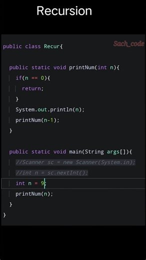 || Recursion (simple recursion) || #shorts #java #programming #computereducation