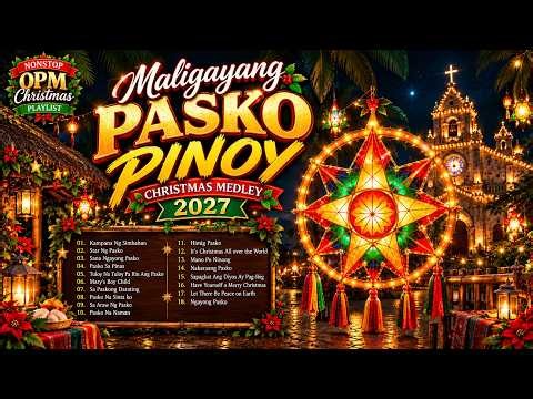 🎄 Christmas in the Philippines 🇵🇭✨ Paskong Pinoy 2027 | Classic Tagalog Christmas Songs with Lyrics