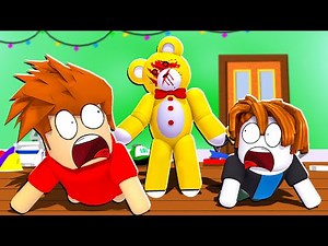 ESCAPE THE EVIL TEDDY IN SCARY DAYCARE HOUSE AT ROBLOX