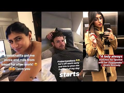 Mia Khalifa with boyfriend Robert Sandberg | Instagram Story | September 26 2018 #MiaKhalifa