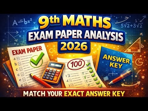 Jharkhand Board Council 9th class Maths paper 2026 Analysis| Learn solution techniques