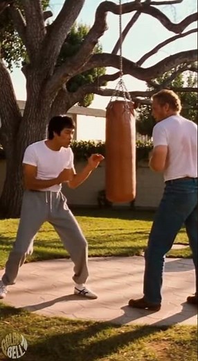 Bruce Lee Teaching Steve McQueen JKD Footwork