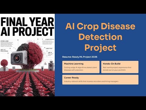 AI Crop Disease Detection Project | Resume-Ready ML Project 2026