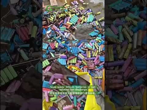 Complete Lithium Battery Recycling Process | Inside a Lithium Battery Recycling Plant