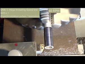 GRBL-L-Mega lathe threading testing Part 4/4: speed test