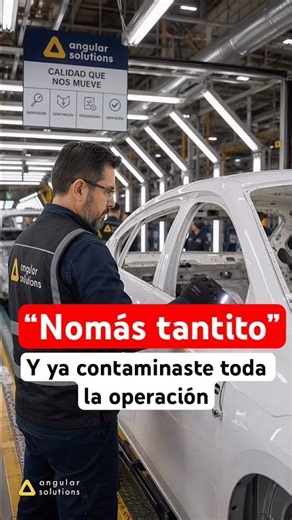 "Nomás tantito" y ya contaminaste toda la operación