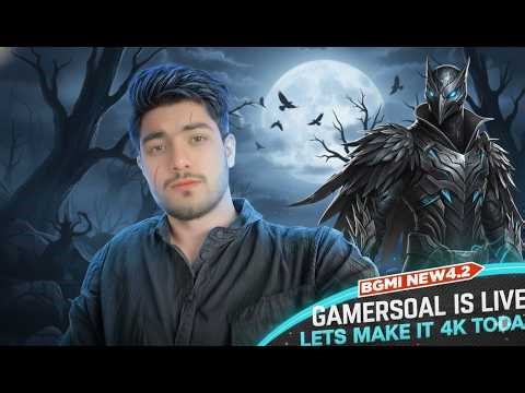 RANKPUSH in new 4.2 update of pubg mobile live with GAMERSOAL