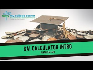 My College Corner's Easy to Use Student Aid Index Calculator