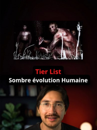 LES SOMBRES THEORIES DE L'EVOLUTION HUMAINE #apprendresurtiktok #theorie