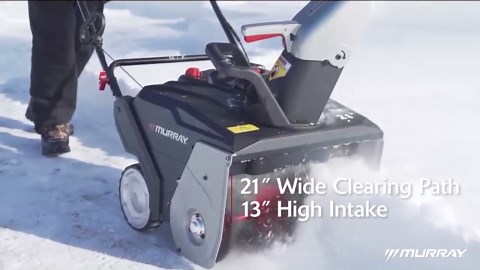 Murray 21 in. 208cc Auger-Propelled Single-Stage Gas Snow Blower MYS2120801