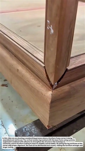 Amazing Woodworking Corner Joint Technique | Strong Furniture Frame Build.