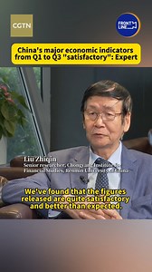 337K views · 395 reactions | China's gross domestic products (#GDP) grew 4.8% year-on-year in the first nine months of 2024. Analyst says the major #economic indicators are "satisfactory" and better than expected. #ChinaEconomy (via: CGTN Reporter Cao Chufeng, CGTN Correspondent Julia Lyubova) | CGTN Frontline | Facebook