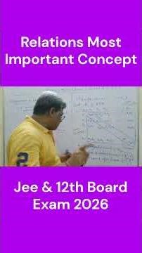 Don’t Skip This! 🔥 Asymmetric Relation Explained Simply | JEE & 12th Board |Sushil Sir 🔥🔥🔥