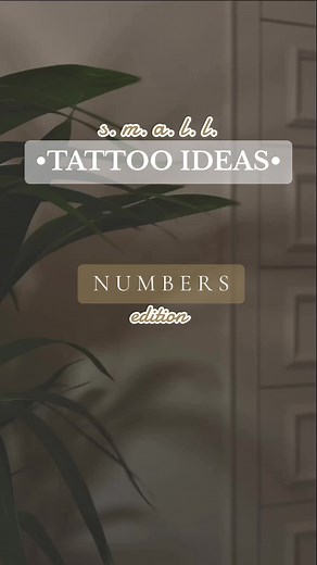 Unique Number Tattoos Design Ideas for Women