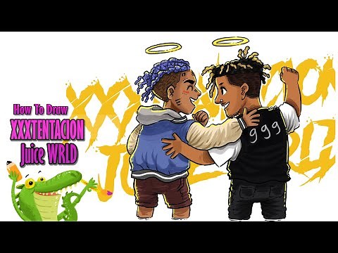 How to Draw XXX Tentacion | Juice WRLD