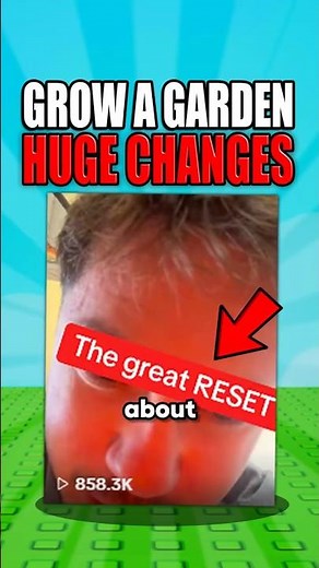 "The Great Reset" in Grow A Garden...