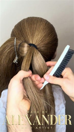 HAIRSTYLING LONGHAIR UPDO TUTORIAL Effortless Regal Braided Chignon #made_by_alexander