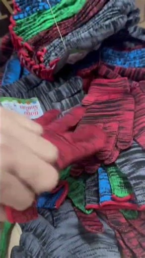 ถุงมือผ้าทอ ผ้าฝ้ายอย่างดี หนานุ่ม �