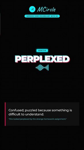 Learn English: What is Perplexed? | Vocabulary Shorts