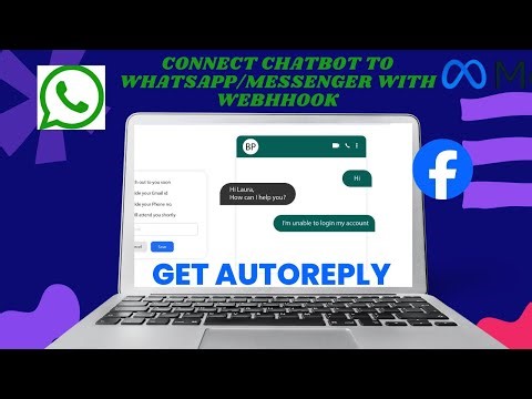 Connect chatbot to Whatasapp/Messenger with Webhook || Chats + Autoreply