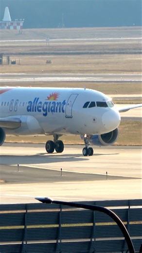 Allegiant Air Airbus A320 Evening Departure #planesspotting #aviation #aircraft #travel
