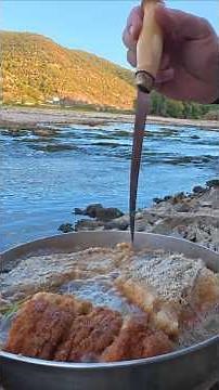 Spin Fishing the Rhine at Low Water #fishing #fishing #catchandcook
